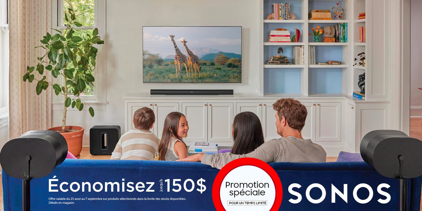 Promotion pour la fête du Travail avec Sonos | SONXPLUS Rimouski