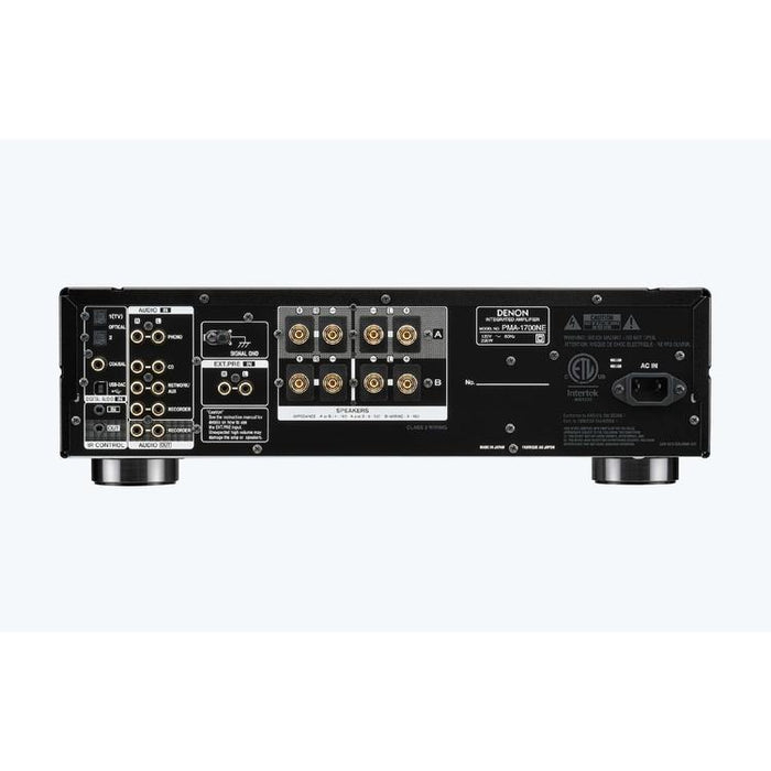 Denon PMA-1700NE | Amplificateur intégré - 140W - Circuit Push-pull MOS - Noir-SONXPLUS Rimouski
