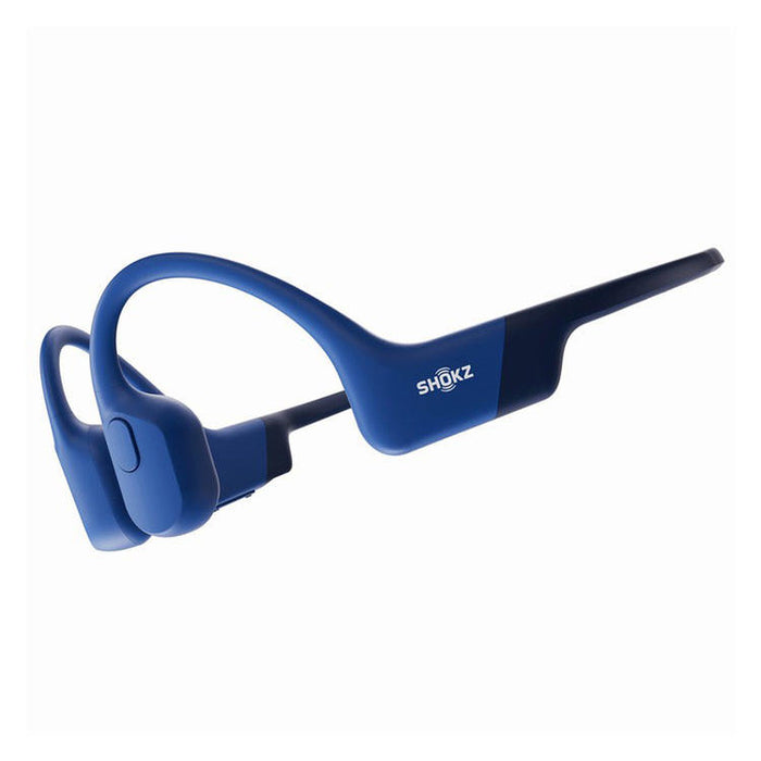 SHOKZ OpenRun Mini | Écouteurs à conduction osseuse - Sport - Bluetooth - 8 Heures d'autonomie - Bleu-SONXPLUS Rimouski
