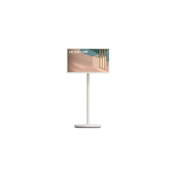 LG StanbyME - 27ART10AKPL | Téléviseur intelligent 27" DEL - 4K FHD - Sur support - Sans fil - Tactile - Rotation complète - Batterie intégrée-SONXPLUS Rimouski