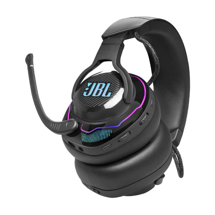 JBL Quantum 910 | Casque de jeu Pro circum-auriculaire - Sans Fil - Éclairage RGB - Réduction de bruit - Noir-SONXPLUS Rimouski