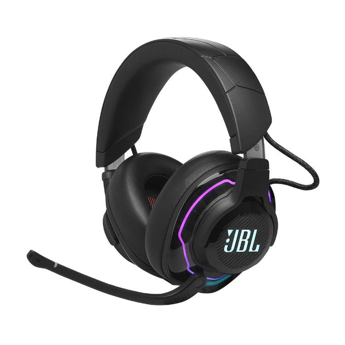 JBL Quantum 910 | Casque de jeu Pro circum-auriculaire - Sans Fil - Éclairage RGB - Réduction de bruit - Noir-SONXPLUS Rimouski
