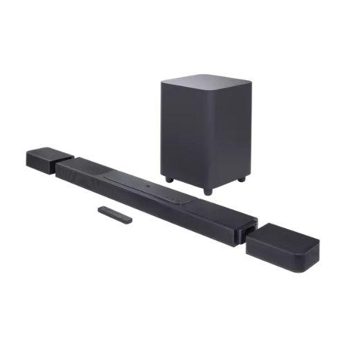 JBL Bar 1300 Pro | Barre de son 11.1.4 - Avec Haut-parleurs surround détachables et Caisson de graves 10" - Dolby Atmos - DTS:X - MultiBeam - 1170W - Noir-SONXPLUS Rimouski