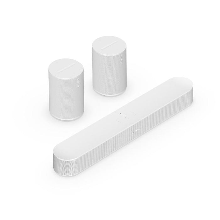 Sonos | Ensemble de son ambiophonique avec Beam - 2 Era 100 + Beam - Blanc-SONXPLUS Rimouski