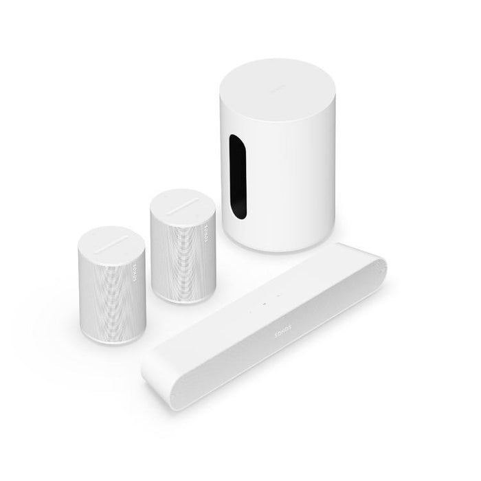 Sonos | Ensemble immersif avec Ray - Sub Mini - 2 x Era 100 - Blanc-SONXPLUS Rimouski