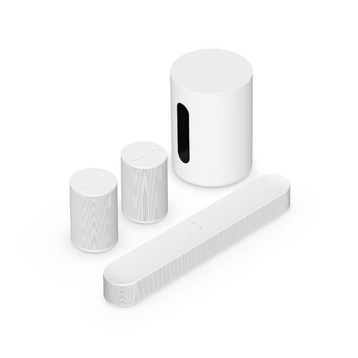 Sonos | Ensemble immersif avec Beam - Sub Mini - Era 100 - Blanc-SONXPLUS Rimouski