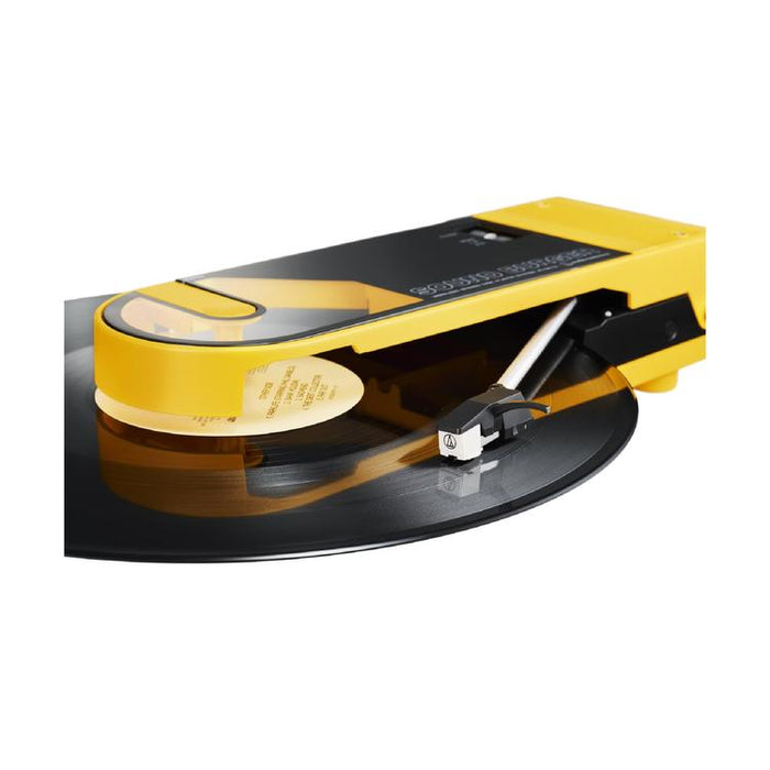 Audio-Technica AT-SB727-BK | Table tournante SoundBurger portable - Autonomie 12 heures - Jaune-SONXPLUS Rimouski