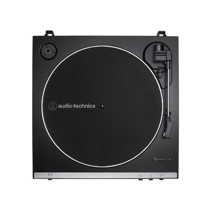 Audio-Technica AT-LP60X-GM | Table tournante Stéréo - Entraînement par courroie - Entièrement automatique - Métal Gun-SONXPLUS Rimouski