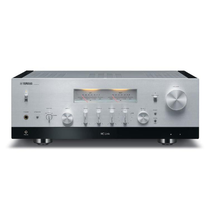 Yamaha RN2000A | Récepteur réseau hi-fi stéréo avec MusicCast - 120 W + 120 W - Airplay - Argent-SONXPLUS Rimouski