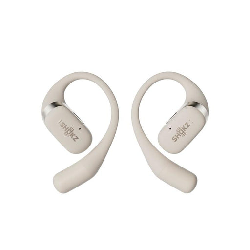 SHOKZ OpenFit | Écouteurs à oreilles ouvertes - Jusqu'à 28 heures d'écoute - Bluetooth - Beige-SONXPLUS Rimouski