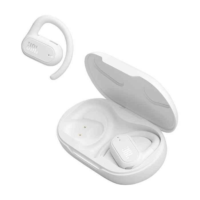 JBL Soundgear Sense | Écouteurs sportifs à conduction - Bluetooth - Blanc-SONXPLUS Rimouski