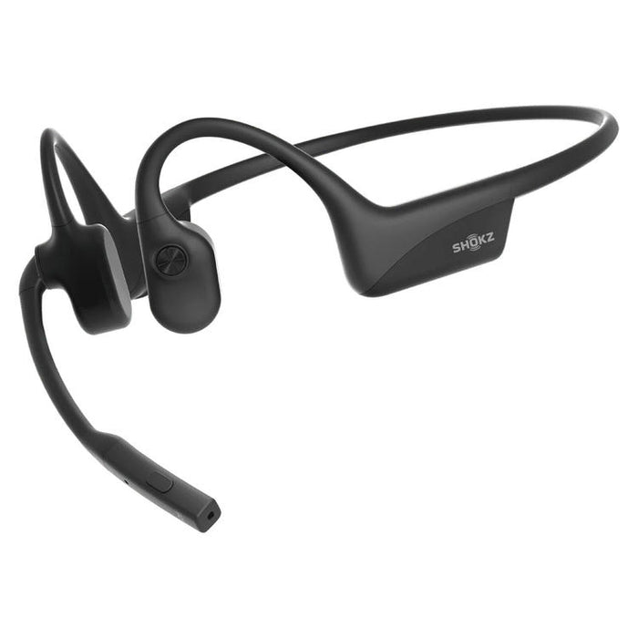 SHOKZ OpenComm2 | Écouteurs à conduction osseuse - Bluetooth - Microphone - Noir-SONXPLUS Rimouski
