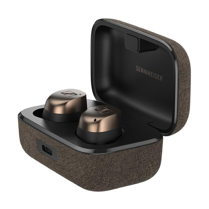 Sennheiser MOMENTUM True Wireless 4 | Écouteurs intra-auriculaires - Sans fil - Réduction adaptative du bruit - Noir/Cuivre-SONXPLUS Rimouski