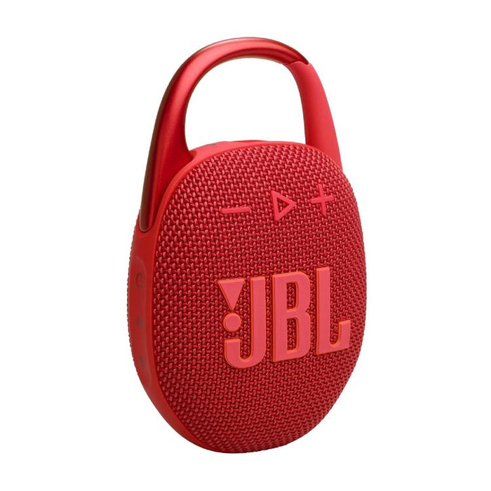 JBL Clip 5 | Haut-parleur à mousqueton portable - Bluetooth - IP67 - Rouge-SONXPLUS Rimouski