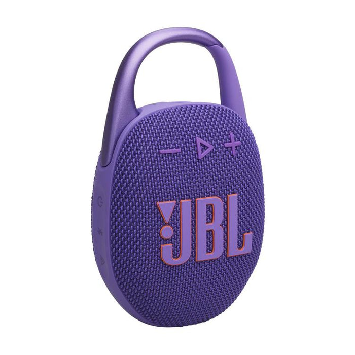 JBL Clip 5 | Haut-parleur à mousqueton portable - Bluetooth - IP67 - Mauve-SONXPLUS Rimouski