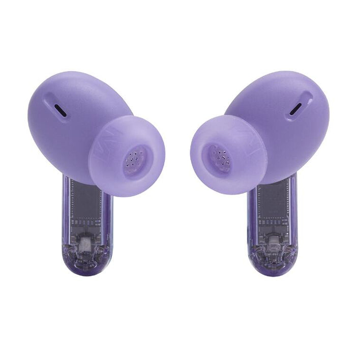JBL Tune Beam 2 | Écouteurs intra-auriculaires - 100% Sans fil - Bluetooth - Smart Ambient - 6 Microphones - Mauve Fantôme-SONXPLUS Rimouski