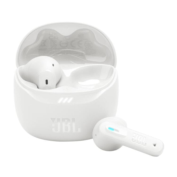 JBL Tune Flex 2 | Écouteurs intra-auriculaires - 100% Sans fil - Bluetooth - Réduction de bruit - 6 Microphones - IP54 - Blanc-SONXPLUS Rimouski