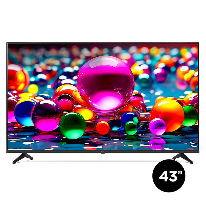 LG 43UA7700PUB | Téléviseur 43" - 4K Ultra HD - DEL - Série UA7700 - HDR - Smart WebOS - 60 Hz natif - Processeur IA a7 Gen8 4K - Noir-SONXPLUS Rimouski