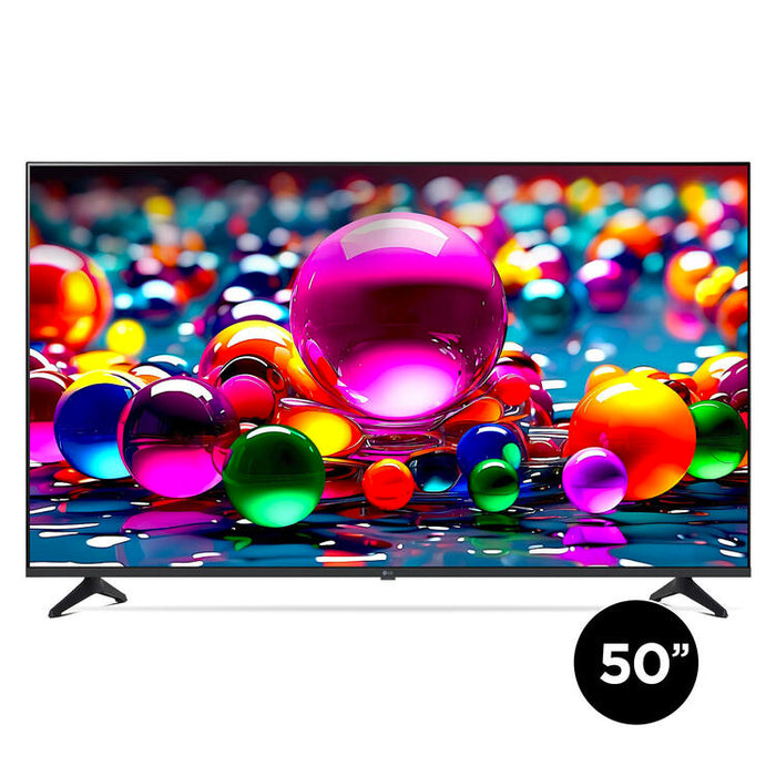 LG 50UA7700PUB | Téléviseur 50" - 4K Ultra HD - DEL - Série UA7700 - HDR - Smart WebOS - 60 Hz natif - Processeur IA a7 Gen8 4K - Noir-SONXPLUS Rimouski