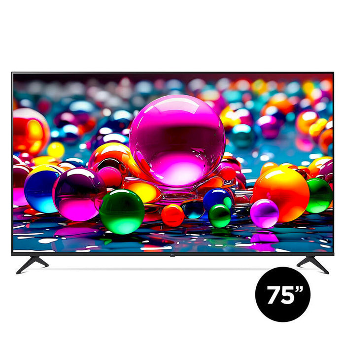 LG 75UA7700PUA | Téléviseur 75" - 4K Ultra HD - DEL - Série UA7700 - HDR - Smart WebOS - 60 Hz natif - Processeur IA a7 Gen8 4K - Noir-SONXPLUS Rimouski