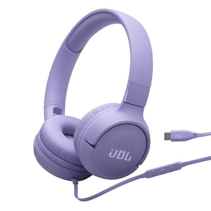 JBL Tune 520C | Écouteurs Supra-auriculaires - USB-C - Bluetooth - Mauve-SONXPLUS Rimouski