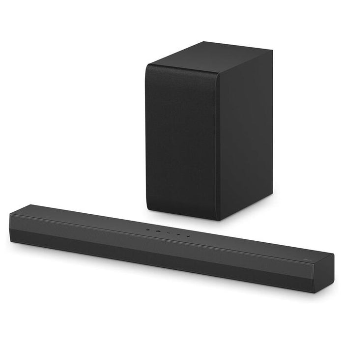 LG S40T | Barre de son 2.1 canaux - 300 W - Caisson de graves sans fil - Son IA pro - Noir-SONXPLUS Rimouski