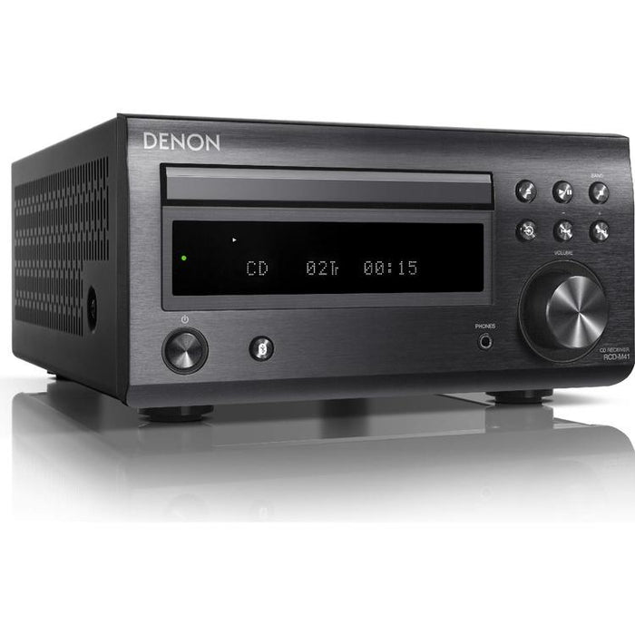 Denon DM-41SBK | Micro-Chaîne Hi-Fi sans fil - 2 Canaux - Bluetooth - Noir-SONXPLUS Rimouski