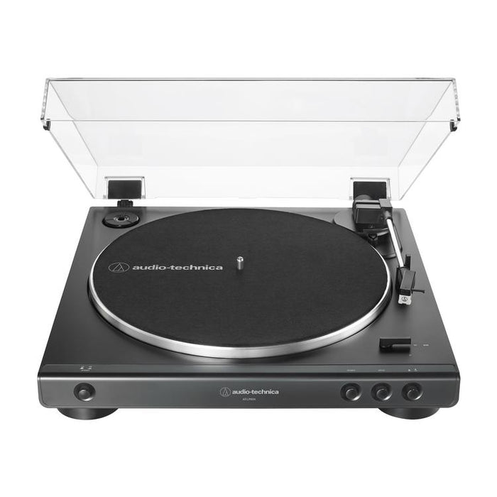 Audio Technica AT-LP60XBK | Table tournante Stéréo - Entraînement par courroie - Entièrement automatique - Noir-SONXPLUS Rimouski