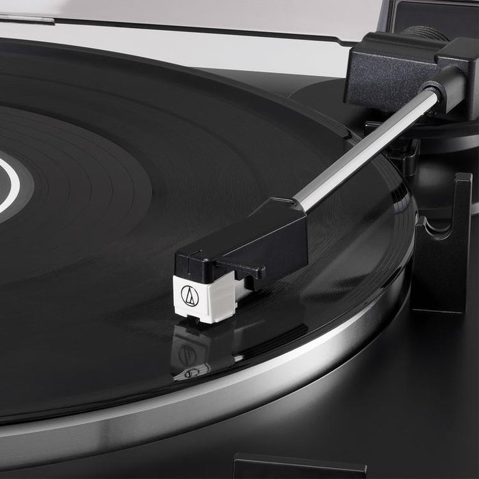 Audio Technica AT-LP60XBK | Table tournante Stéréo - Entraînement par courroie - Entièrement automatique - Noir-SONXPLUS Rimouski