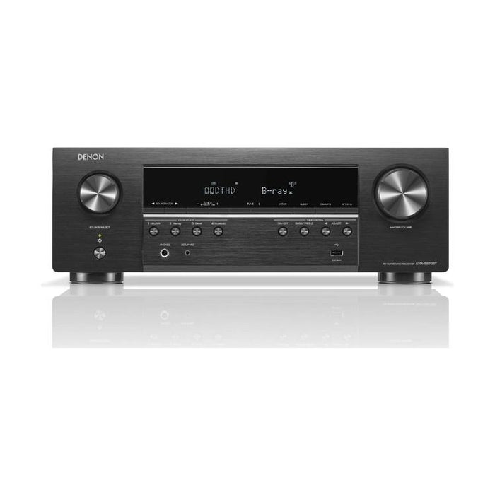 Denon AVR-S570BT | Récepteur AV 5.2 canaux - Cinéma maison - 8K - Bluetooth - Noir-SONXPLUS Rimouski