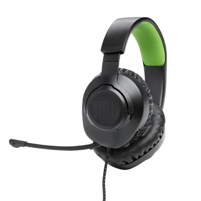 JBL Quantum 100X | Casque de jeu filaire circum-auriculaire - Pour Console X-box - Noir/Vert-SONXPLUS.com
