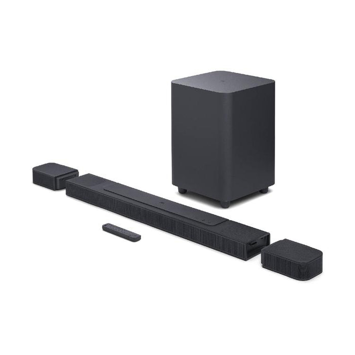 JBL Bar 1000 Pro | Barre de son 7.1.4 - Avec Haut-parleurs surround détachables et Caisson de graves 10" - Dolby Atmos - DTS:X - MultiBeam - 880W - Noir-SONXPLUS Rimouski
