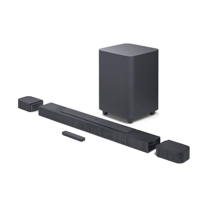 JBL Bar 700 Pro | Barre de son compacte 5.1 - Avec Haut-parleurs surround amovibles - Caisson de graves sans fil - Dolby Atmos - Bluetooth - 620W - Noir-SONXPLUS Rimouski