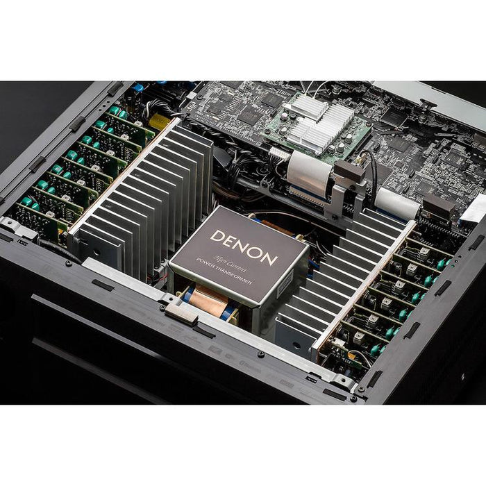 Denon AVRX8500HA & HOME250 | Ensemble Récepteur AV 13.2 canaux et haut-parleur sans-fil - Cinéma maison - Bluetooth - Wi-Fi - 8K - HEOS - Noir-SONXPLUS Rimouski