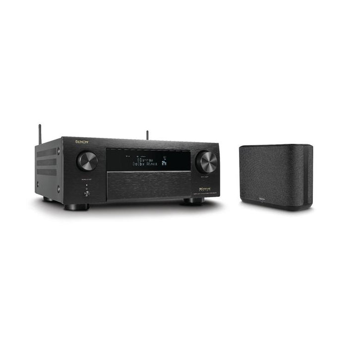Denon AVRX4800H & HOME250 | Récepteur AV 9.4 canaux et haut-parleur sans-fil - 8K - Auro 3D - Cinéma maison - HEOS - Noir-SONXPLUS Rimouski