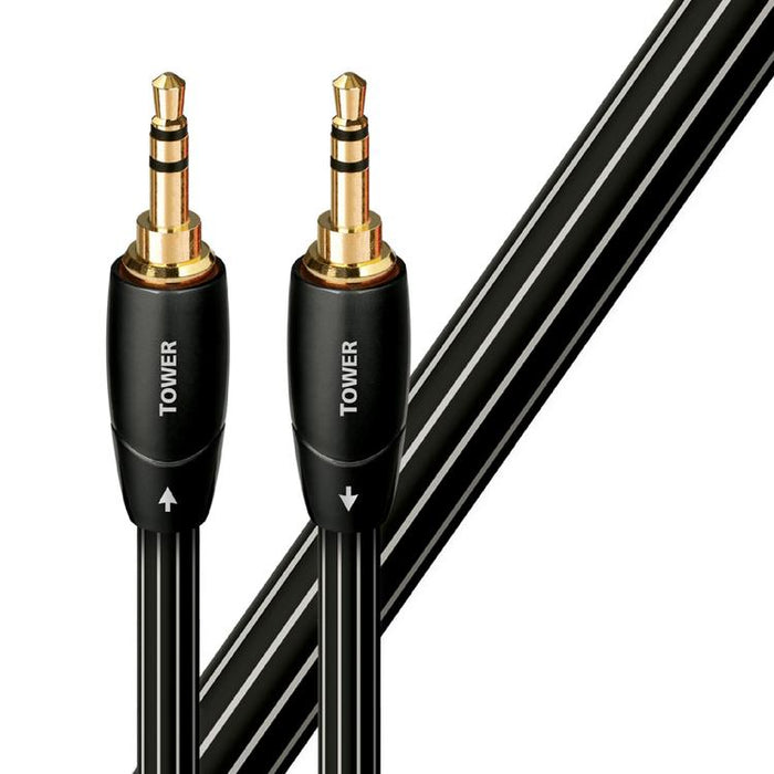 Audioquest Tower | Câbles Jack 3,5mm - Plaquées Or - 2 Mètres-Sonxplus Rimouski