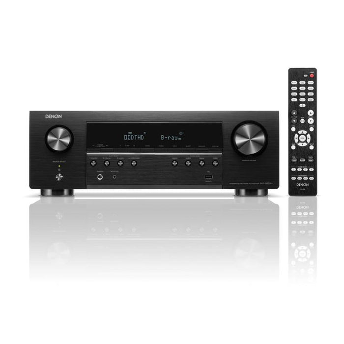 DENON AVR-S670H | Récepteur AV 5.2 Canaux - HDMI 8K - Heos intégré - Bluetooth - Wi-Fi - Noir-SONXPLUS Rimouski