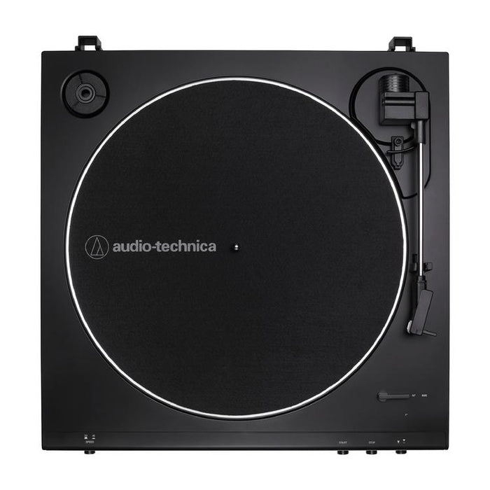 Audio Technica AT-LP60XBT-USB-BK | Table tournante Stéréo - Entièrement automatique - Entraînement par courroie - USB - Bluetooth - Noir-SONXPLUS Rimouski