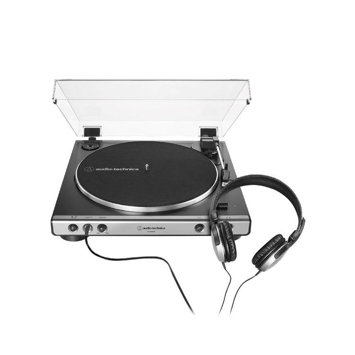 Audio Technica AT-LP60XHP-GM | Table tournante - Stéréo - Avec casque - Métal Gun-SONXPLUS Rimouski