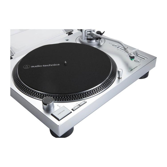 Audio Technica AT-LP120XUSB-SV | Table tournante - Entraînement direct - Analogique et USB - Argent-SONXPLUS Rimouski
