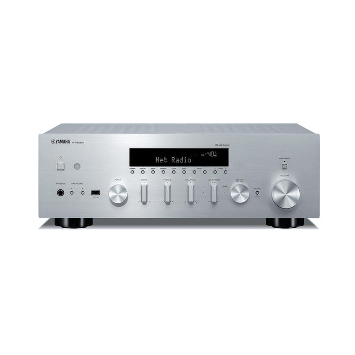 Yamaha R-N600A | Récepteur réseau/stéréo - MusicCast - Bluetooth - Wi-Fi - AirPlay 2 - Argent-SONXPLUS Rimouski