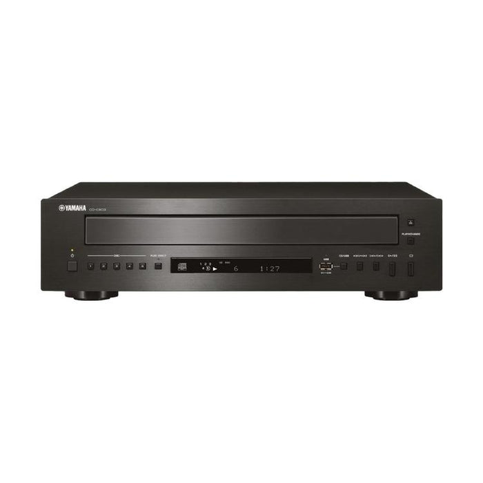 Yamaha CD-C603 | Lecteur CD Multiple - 5 disques - Lecture USB - Pure Direct - Noir-SONXPLUS Rimouski
