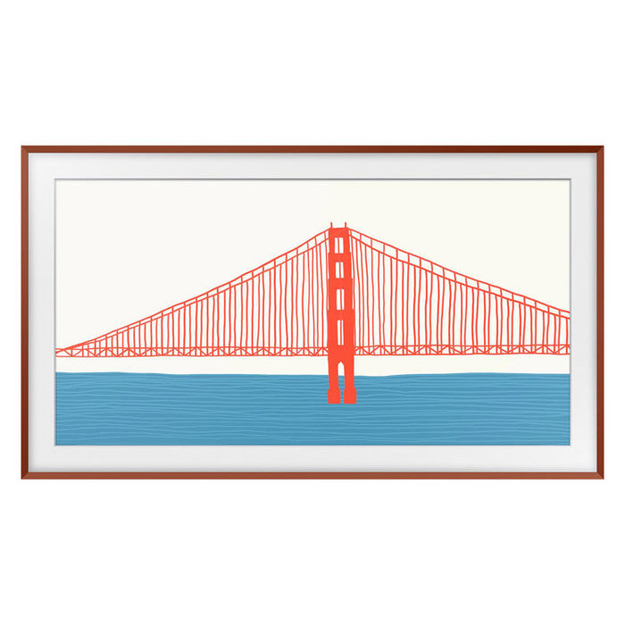 Samsung VG-SCFA55TRCZA | Contour pour téléviseur 55" The Frame - Rouge Brique-SONXPLUS Rimouski