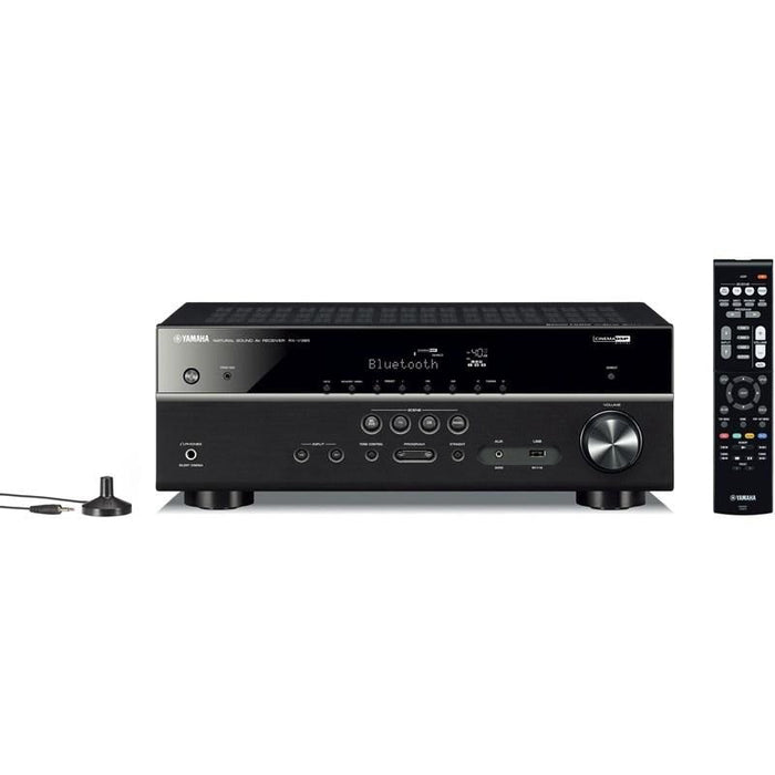 Yamaha RX-V385B | Récepteur AV 5.1 Canaux - Bluetooth - 4K - 70W - HDMI - YPAO - Noir-SONXPLUS.com