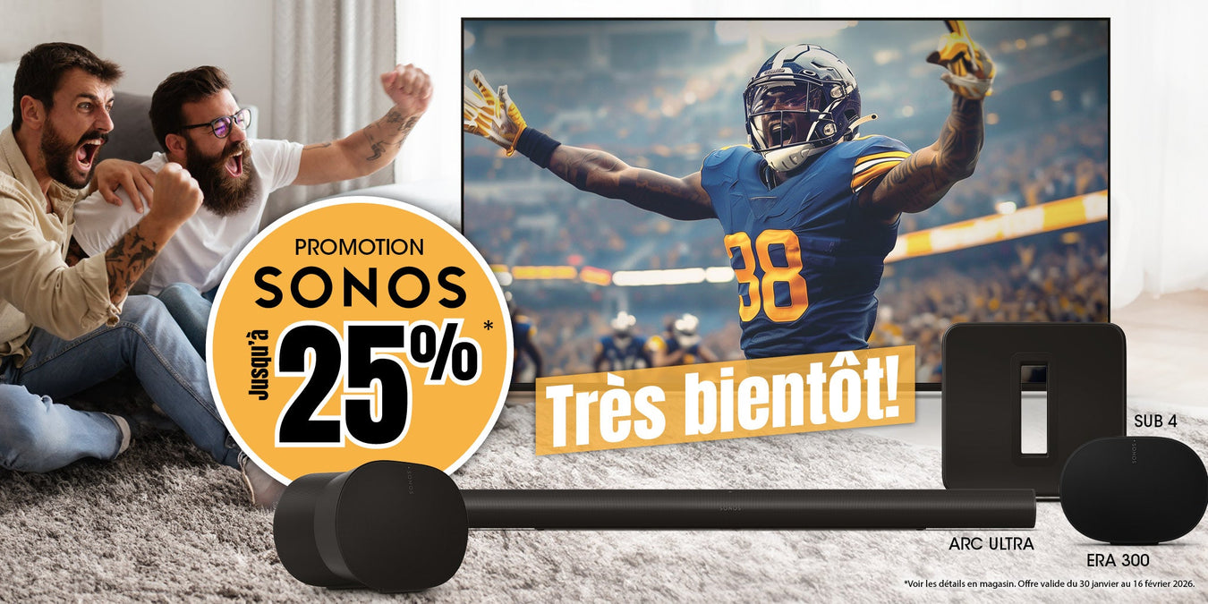 Sonos products on sale for the Super Bowl | SONXPLUS Rimouski