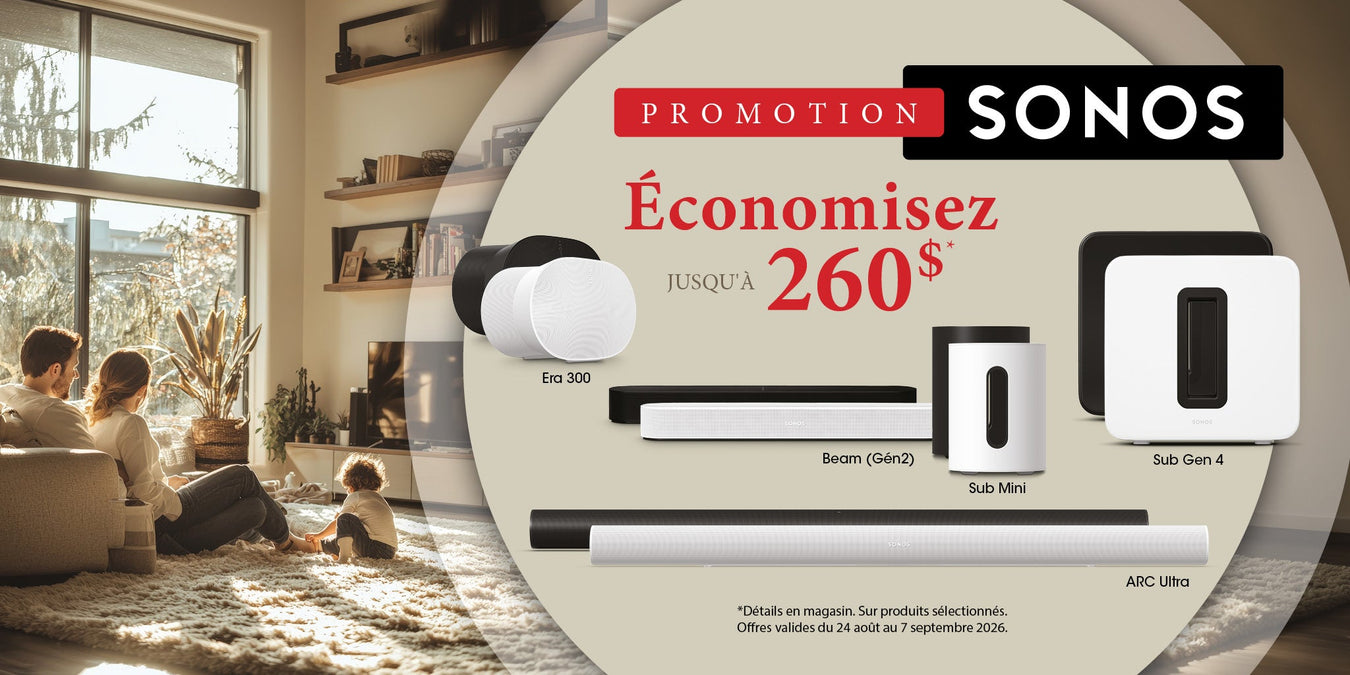 Promotion pour la fête du Travail avec Sonos | SONXPLUS Rimouski