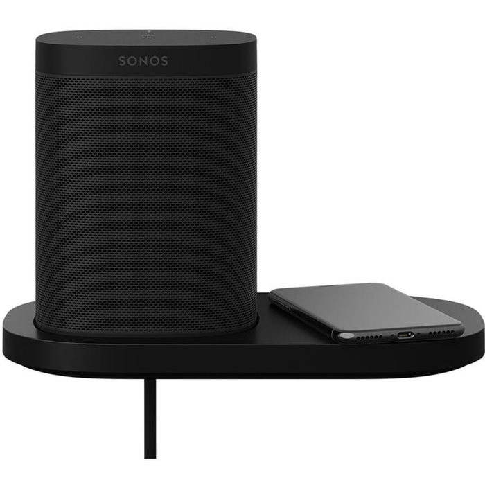 Sonos S1SHFWW1BLK | Étagère pour Haut-parleurs One et One SL - Noir-SONXPLUS Rimouski