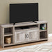 Monarch Specialties I 2742 | Meuble TV - 60" - Imitation bois - Taupe-SONXPLUS Rimouski