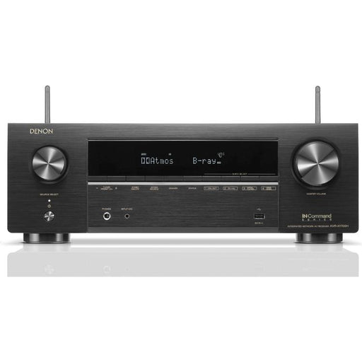 Denon AVRX1700H | Récepteur AV 7.2 canaux - Cinéma maison - Audio 3D - 8K - HEOS - 80 W / Canal - Noir-SONXPLUS Rimouski