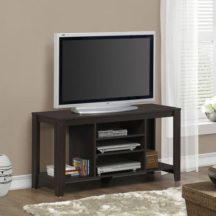 Monarch Specialties I 3529 | TV Stand - 48" - Espresso-SONXPLUS Rimouski